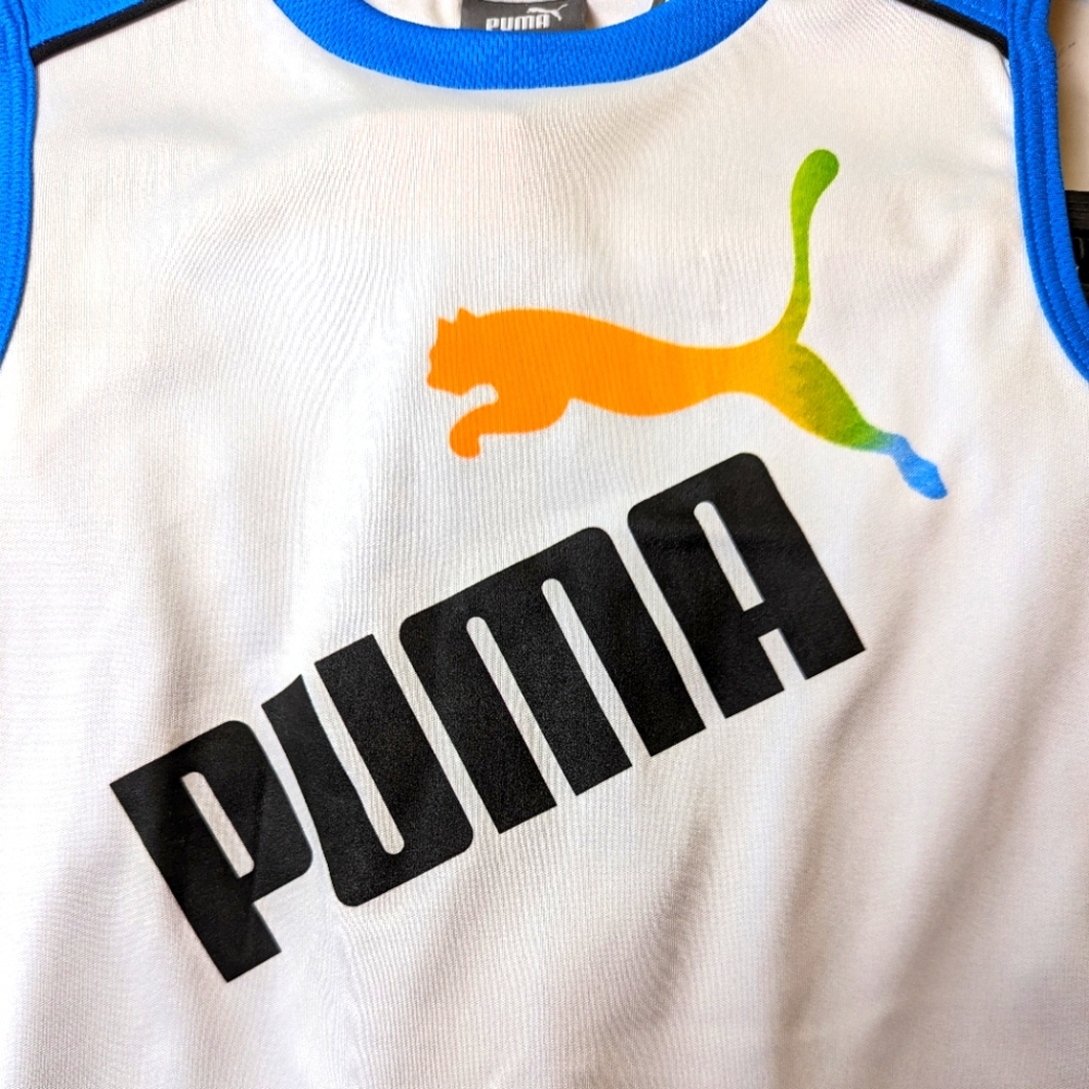 Boys Puma 2 Piece Summer Short Set Brand New With Tags Size 5 - Picture 4 of 6